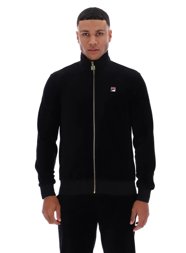 Chaqueta de chándal de velour Nero