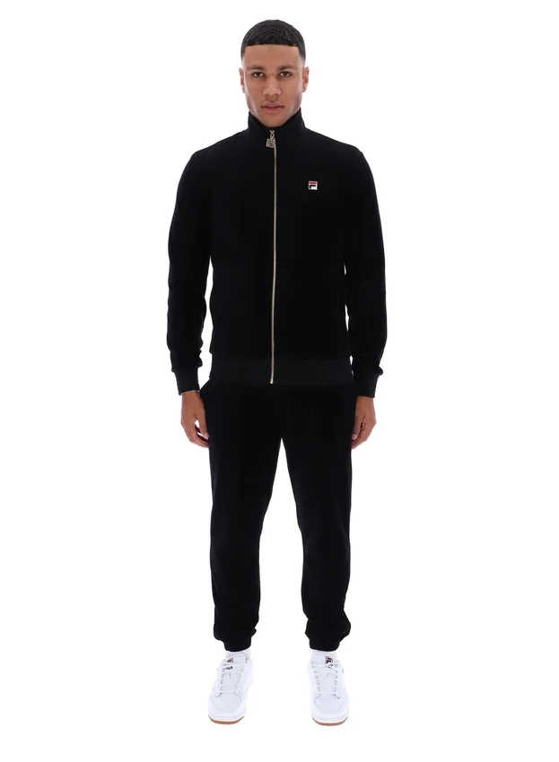 Chaqueta de chándal de velour Nero