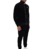 Chaqueta de chándal de velour Nero