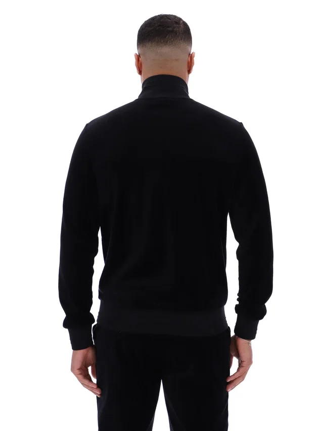Chaqueta de chándal de velour Nero