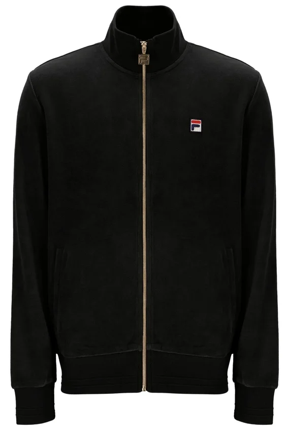 Chaqueta de chándal de velour Nero