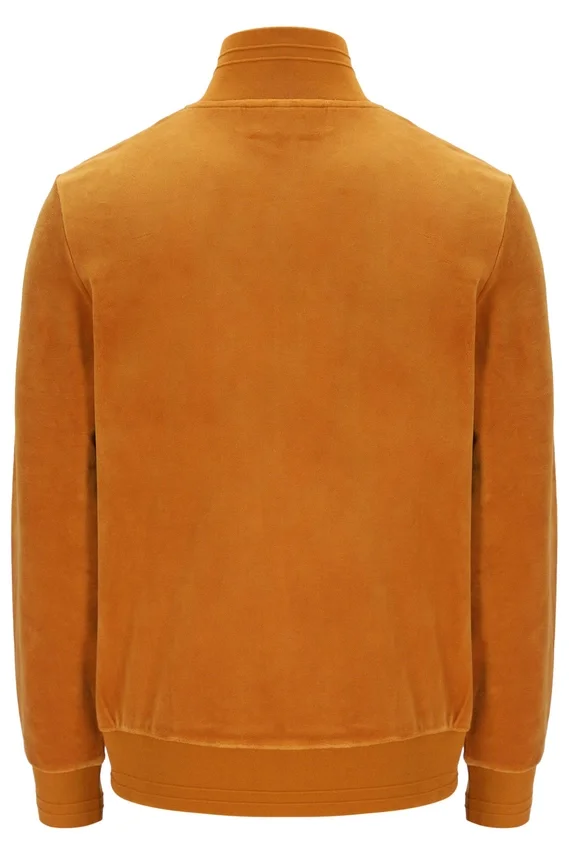 Chaqueta de chándal de velour Nero en tono Pumpkin Spice