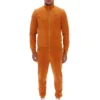 Chaqueta de chándal de velour Nero en tono Pumpkin Spice