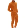 Chaqueta de chándal de velour Nero en tono Pumpkin Spice