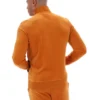 Chaqueta de chándal de velour Nero en tono Pumpkin Spice