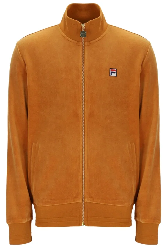 Chaqueta de chándal de velour Nero en tono Pumpkin Spice