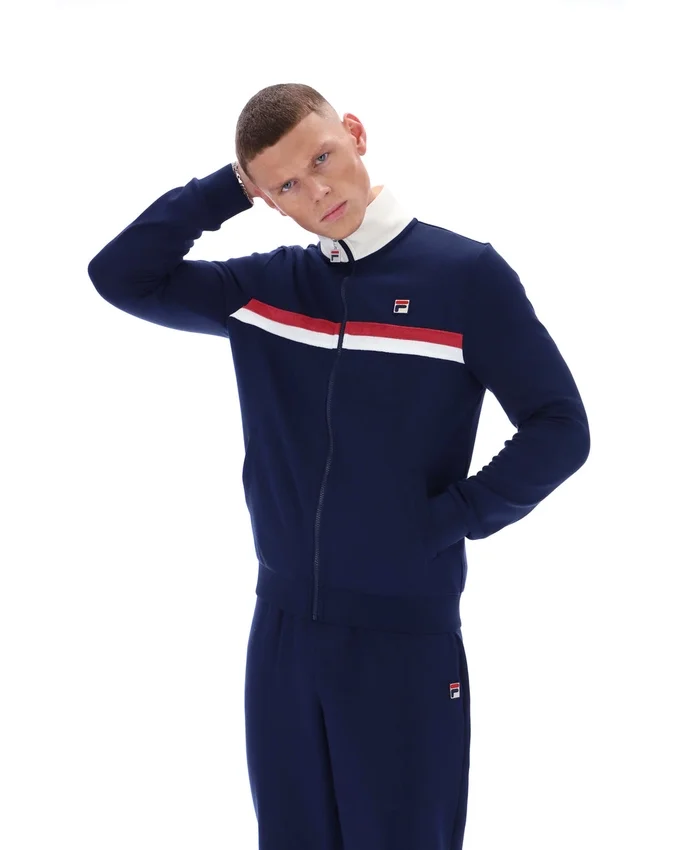 Chaqueta de chándal Enrico de Fila en azul marino