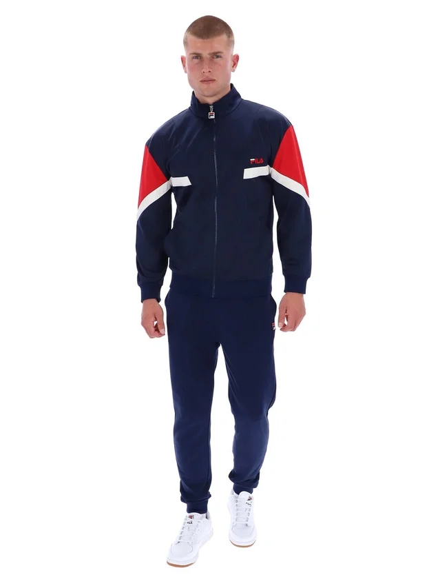 Chaqueta de chándal Fila azul marino inspirada en el archivo de Albarn