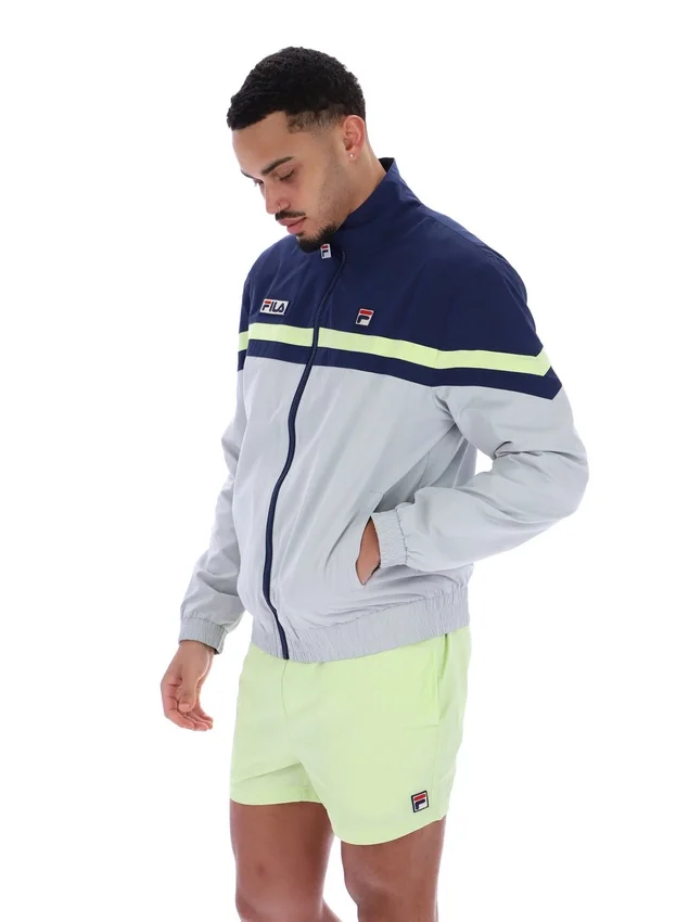 Chaqueta de chándal Fila Phillip Cut and Sew en azul marino