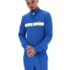 Chaqueta de chándal Jason con bloques de color en azul mar turco