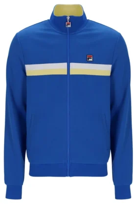 Chaqueta de chándal Jason con bloques de color en azul mar turco