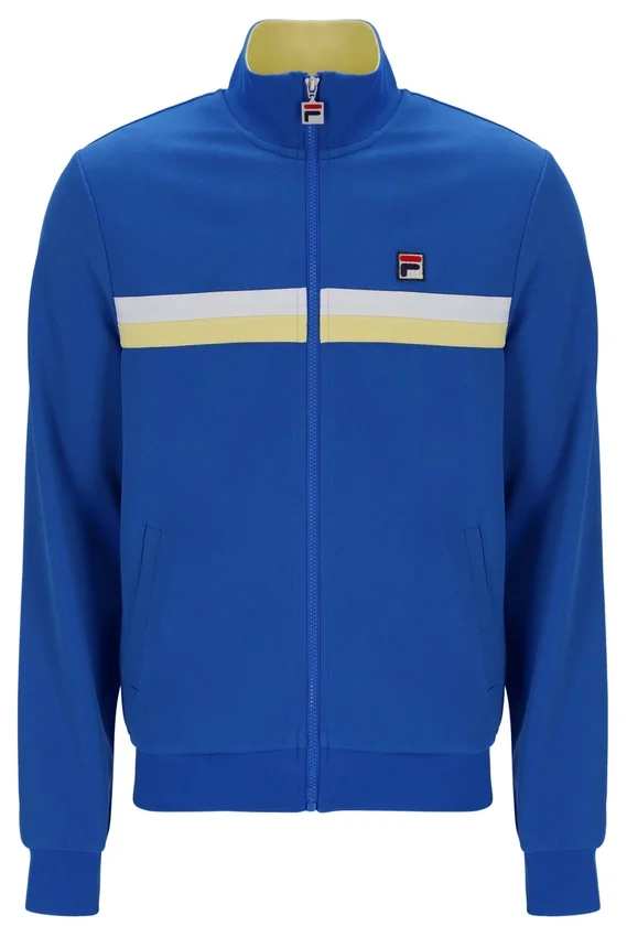 Chaqueta de chándal Jason con bloques de color en azul mar turco