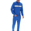 Chaqueta de chándal Jason con bloques de color en azul mar turco
