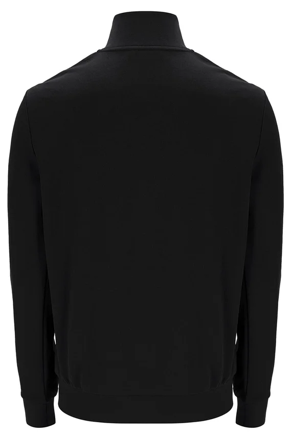 Chaqueta de chándal Keith con costuras en contraste, color negro