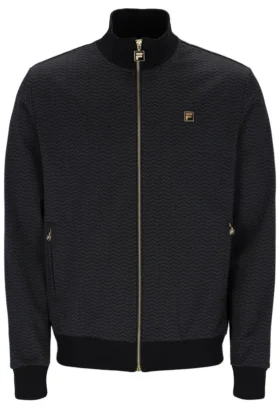 Chaqueta de chándal Mathers Herringbone en negro