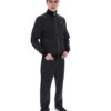 Chaqueta de chándal Mathers Herringbone en negro