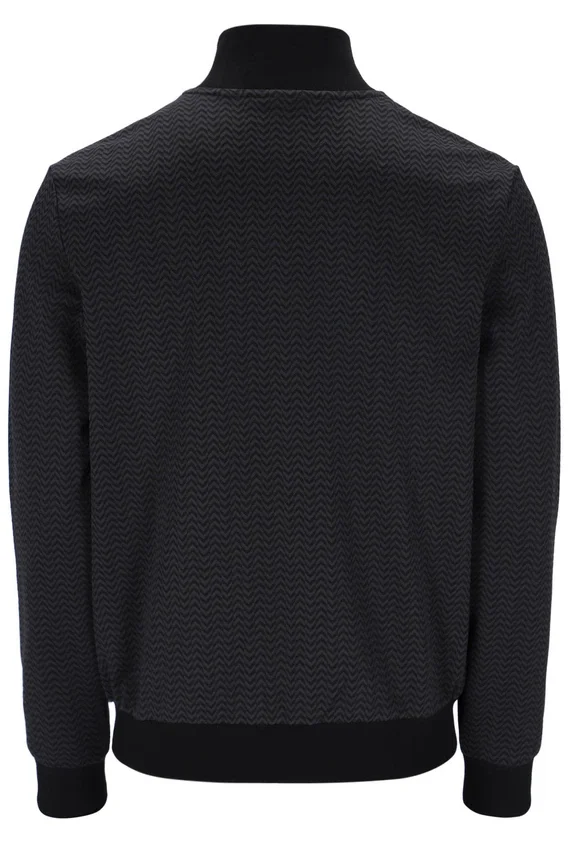 Chaqueta de chándal Mathers Herringbone en negro