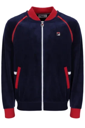 Chaqueta de chándal versátil Fila Daniele Archive en azul marino