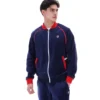 Chaqueta de chándal versátil Fila Daniele Archive en azul marino