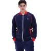 Chaqueta de chándal versátil Fila Daniele Archive en azul marino
