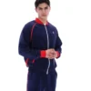 Chaqueta de chándal versátil Fila Daniele Archive en azul marino