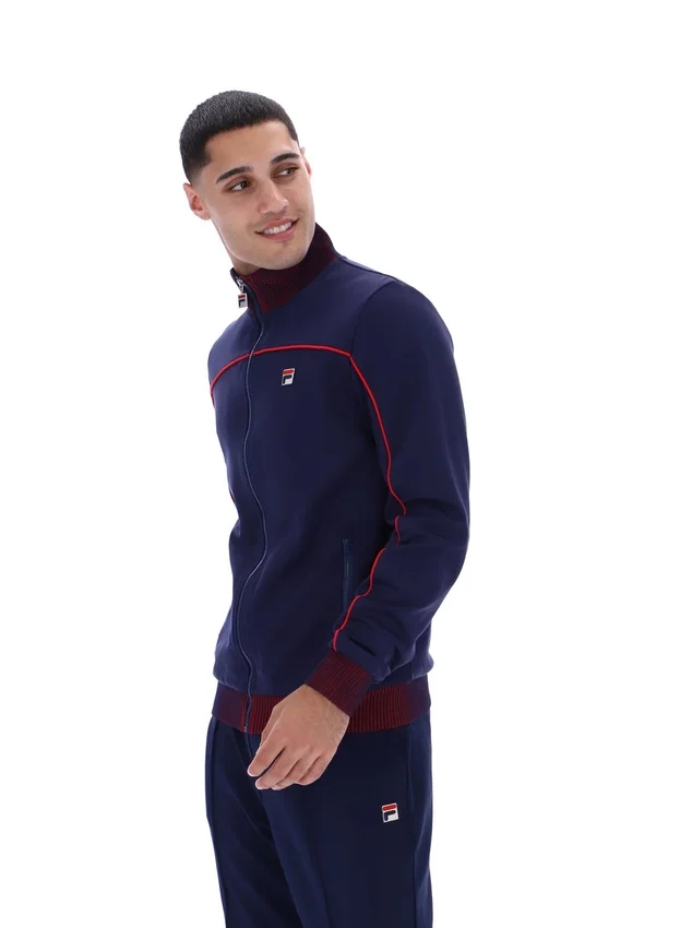 Chaqueta de chándal Zayn de Fila en azul marino