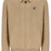 Chaqueta de gamuza Francesco en beige clásico