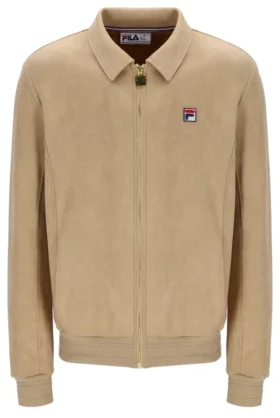 Chaqueta de gamuza Francesco en beige clásico