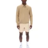 Chaqueta de gamuza Francesco en beige clásico