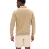 Chaqueta de gamuza Francesco en beige clásico