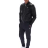 Chaqueta de imitación de cuero «Malyk Archive Influence» en negro