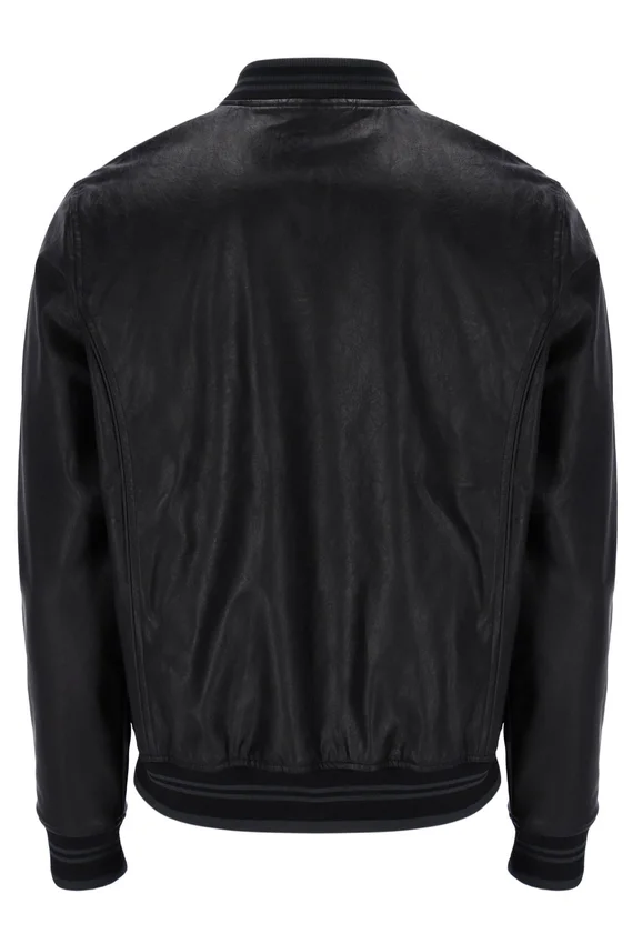 Chaqueta de imitación de cuero «Malyk Archive Influence» en negro