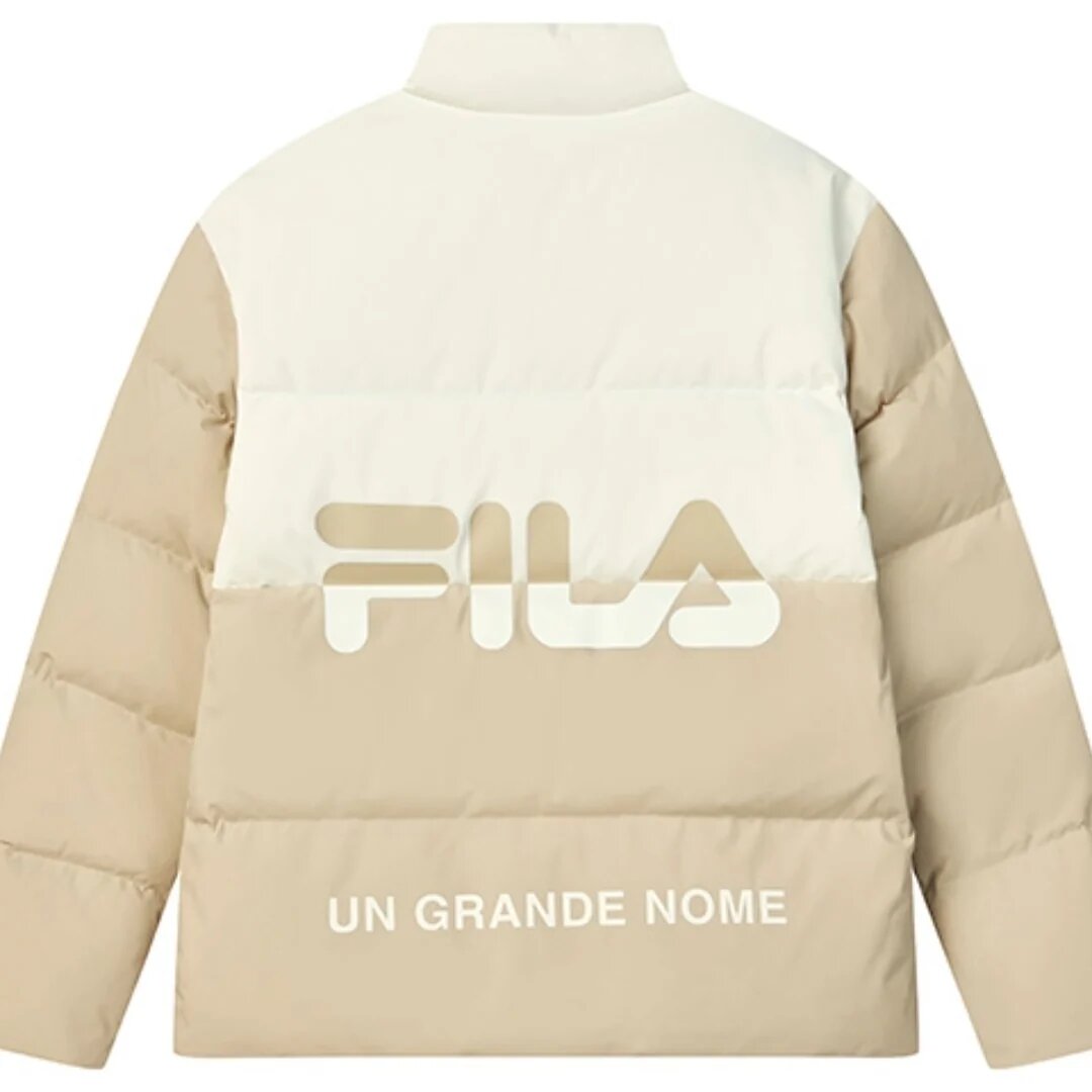 Chaqueta de plumón «Beige White»