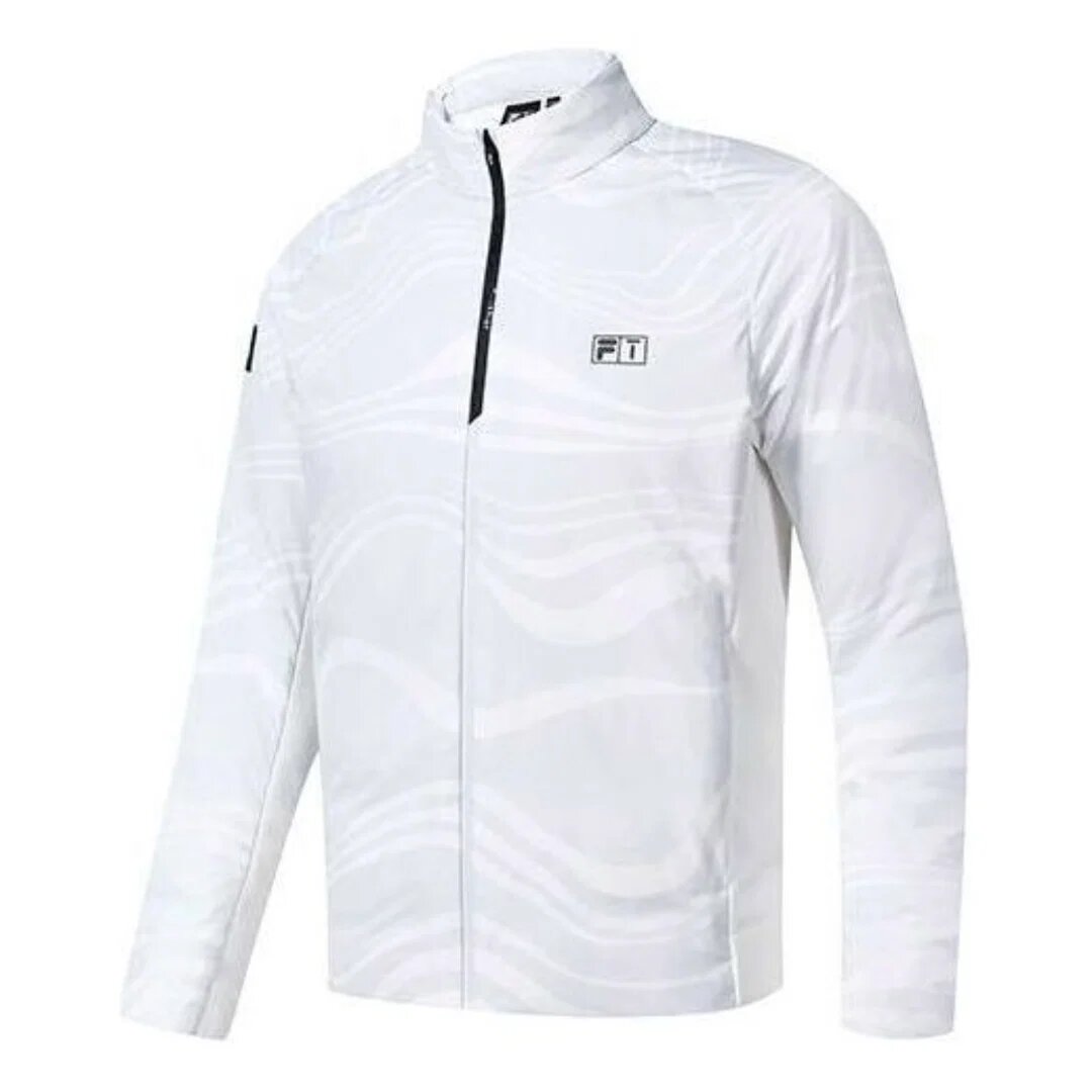 Chaqueta de plumón ligera y abrigada con logotipo de golf «Blanco»