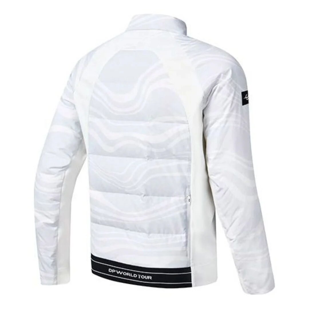 Chaqueta de plumón ligera y abrigada con logotipo de golf «Blanco»