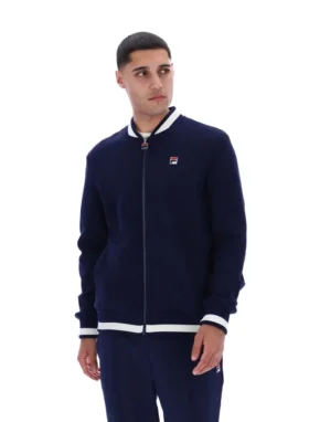 Chaqueta de punto tipo waffle Fila azul marino Gabe