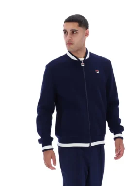 Chaqueta de punto tipo waffle Fila azul marino Gabe