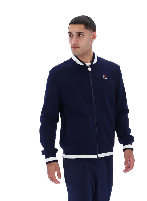 Chaqueta de punto tipo waffle Fila azul marino Gabe