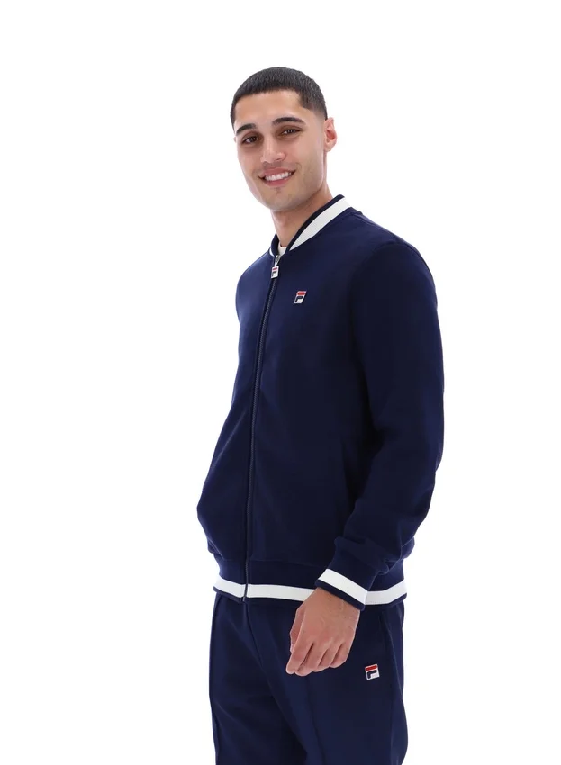 Chaqueta de punto tipo waffle Fila azul marino Gabe