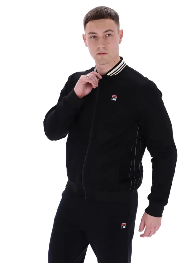 Chaqueta de sarga «Stefano Archive Influence» en negro