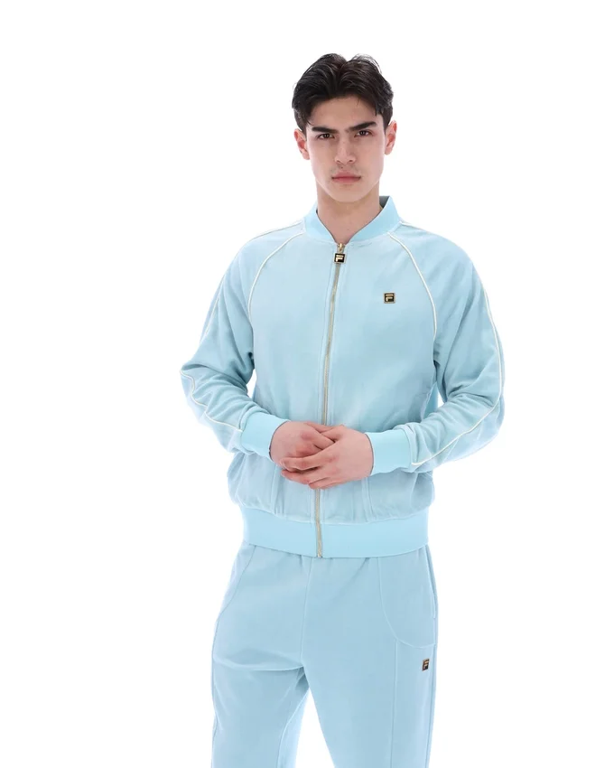 Chaqueta de terciopelo Fella en azul Sterling