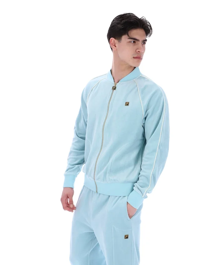 Chaqueta de terciopelo Fella en azul Sterling