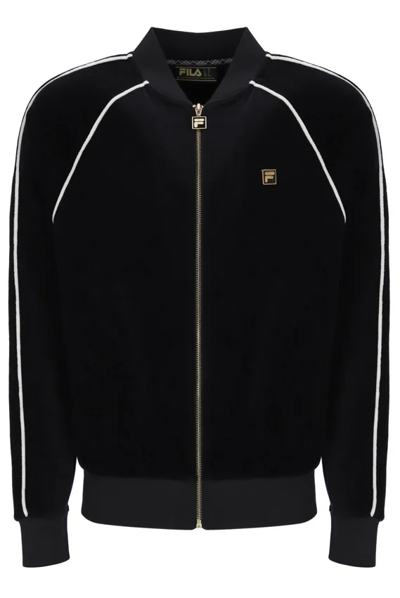 Chaqueta de terciopelo Fella negra