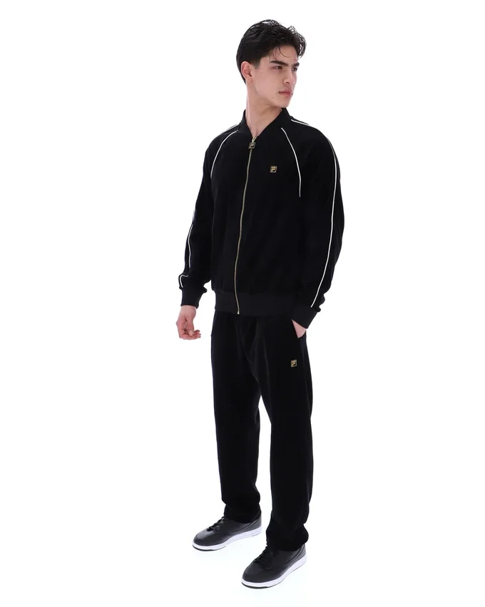 Chaqueta de terciopelo Fella negra