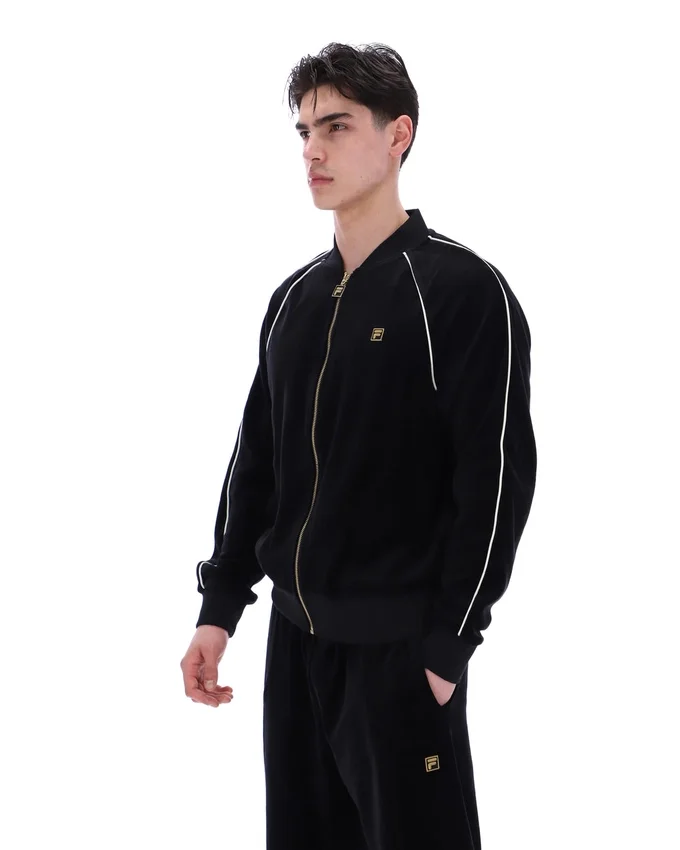 Chaqueta de terciopelo Fella negra