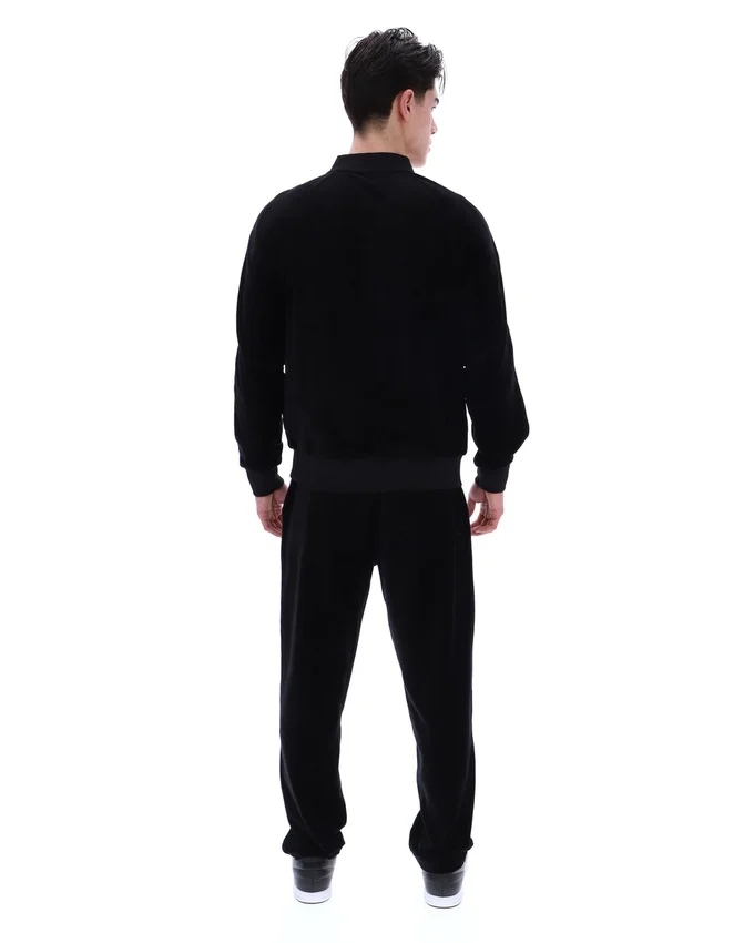 Chaqueta de terciopelo Fella negra