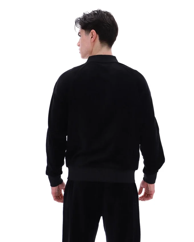 Chaqueta de terciopelo Fella negra