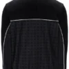 Chaqueta de terciopelo negra Higgans con cremallera completa