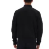 Chaqueta Dean negra de imitación de gamuza con cremallera completa