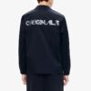 Chaqueta deportiva casual para hombre Fila con logotipo Alphabet, color negro